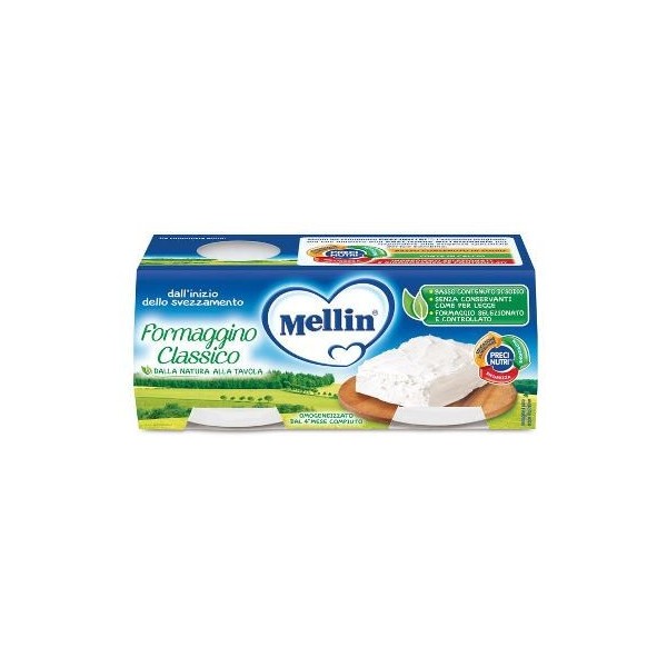 MELLIN BABY FORMAGGINO CLASSICO 2X80G
