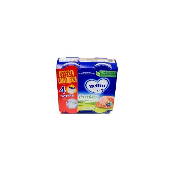 MELLIN OMOGENEIZZATO PROSCIUTTO 4 X 80 GR