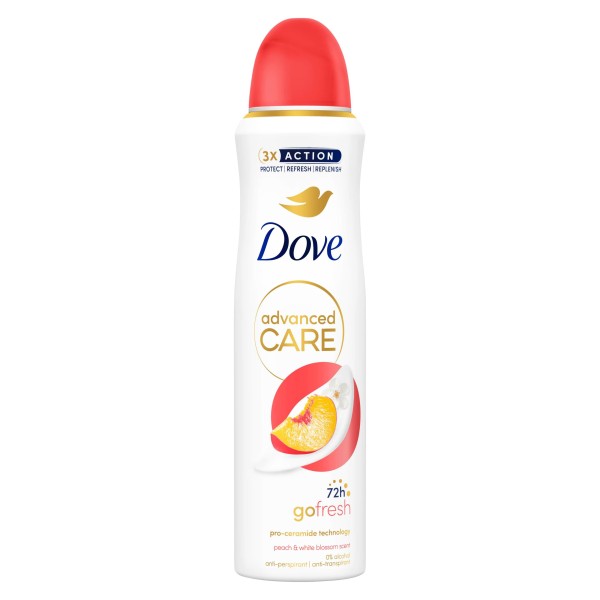 DOVE DEODORANTE SPRAY ADVANCE 72 H PESCA150 ML