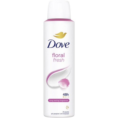 DOVE DEODORANTE FLORAL FRESH 48H SPRAY 150 ML
