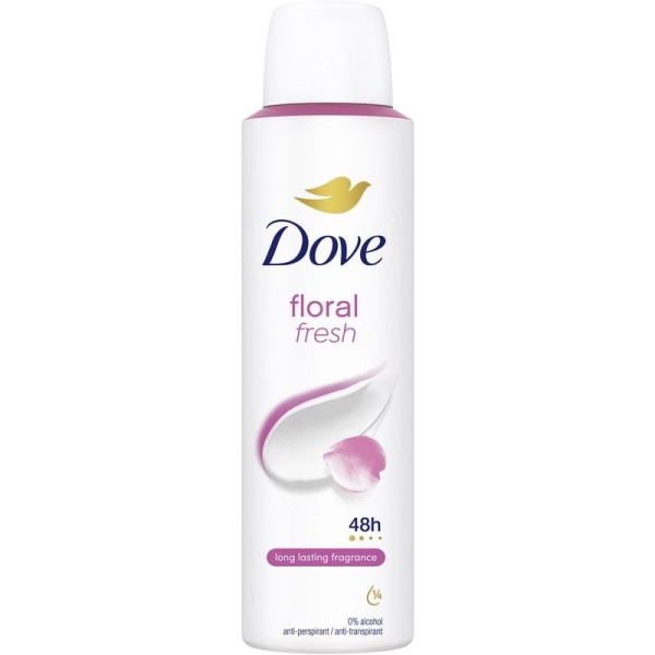 DOVE DEODORANTE FLORAL FRESH 48H SPRAY 150 ML