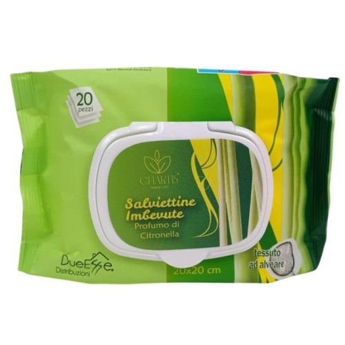 CHARTIS SALVIETTINE DETERGENTI 20 PEZZI 42 GR CITRONELL