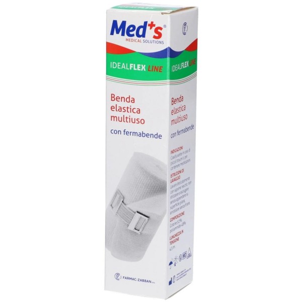 MEDS BENDA IDEALFLEX ELASTICA MONOUSO COTONE E NYLON 6 X 450 CM