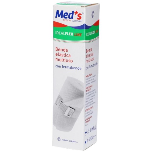 MEDS BENDA IDEALFLEX ELASTICA MONOUSO COTONE E NYLON 10 X 450 CM