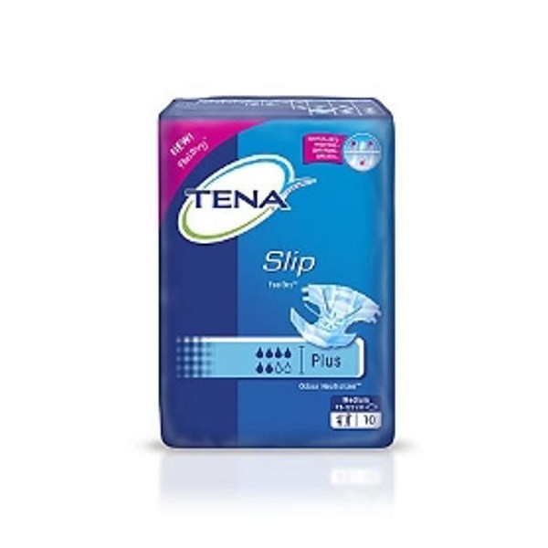 TENA SLIP PLUS PANNOLINI A MUTANDINA TAGLIA M 10 PEZZI