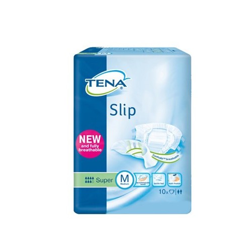 TENA SLIP SUPER PANNOLINI MISURA M 10 PEZZI