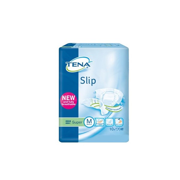 TENA SLIP SUPER PANNOLINI MISURA M 10 PEZZI