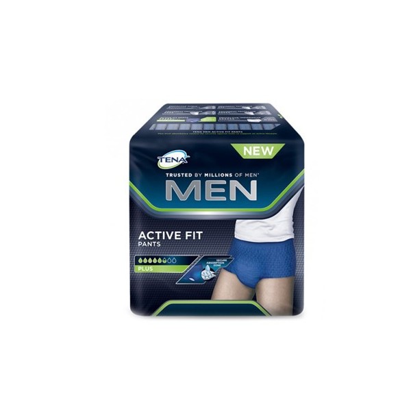 TENA MEN PANTS ACTIVE FIT MUTANDE ASSORBENTI UOMO TAGLIA L 8 PEZZI