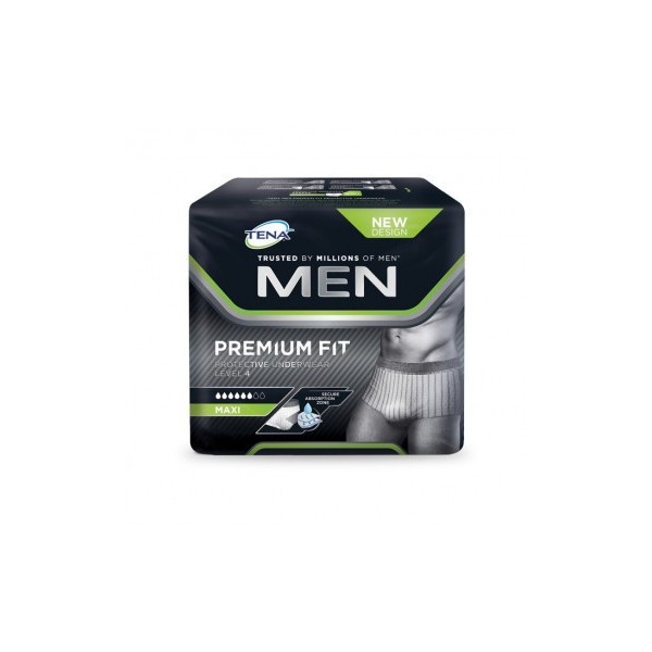 MUTANDINA ASSORBENTE MASCHILE TENA MEN PREMIUM FIT LIVELLO 4TAGLIA MEDIUM 10 PEZZI