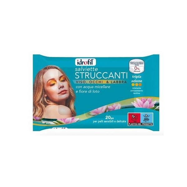 SALVIETTINE STRUCCANTI ACQUA 20 PZ