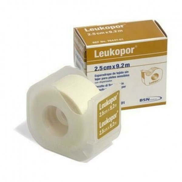 CEROTTO IN ROCCHETTO LEUKOPOR CON DISPENSER 9,2 X 2,50 CM