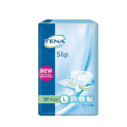 TENA SLIP SUPER PANNOLINI MISURA L 10 PEZZI