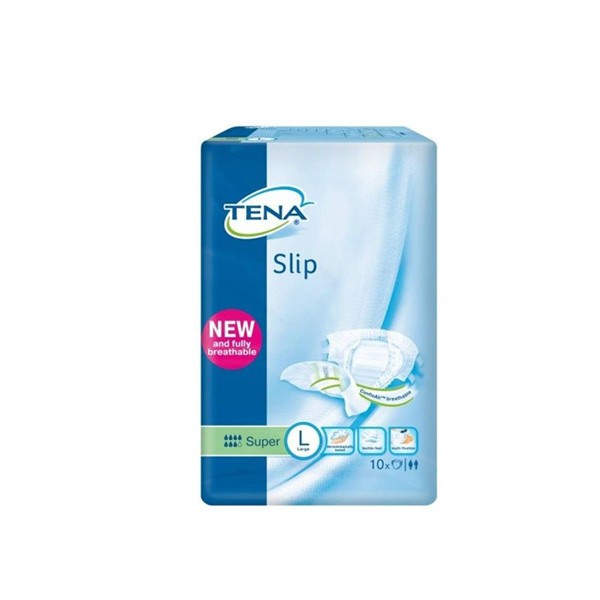 TENA SLIP SUPER PANNOLINI MISURA L 10 PEZZI