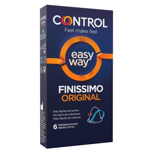 PROFILATTICO CONTROL FINISSIMO ORIGINAL EASY WAY 6 PEZZI