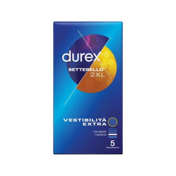DUREX SETTEBELLO 2XL 5PZ