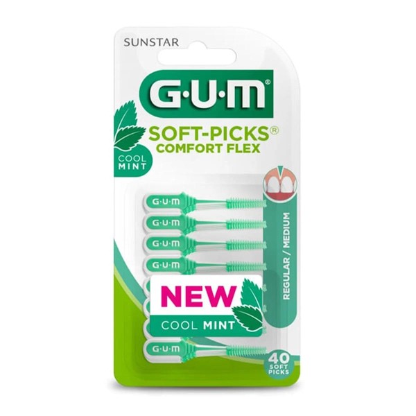 GUM SOFT PICK MINT S SCOV 40PZ