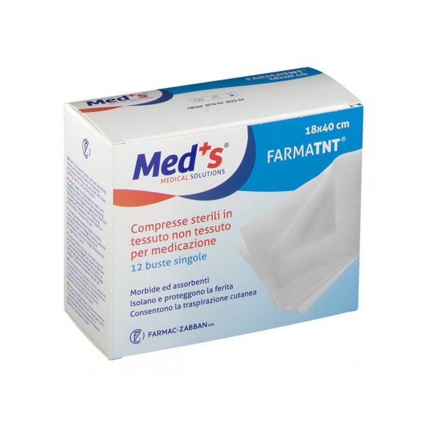 GARZA TNT MEDS STERILI 18X40 CM 12 PZ