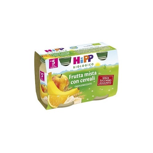 HIPP BIO OMOG FRUTTA/CRL2X125G