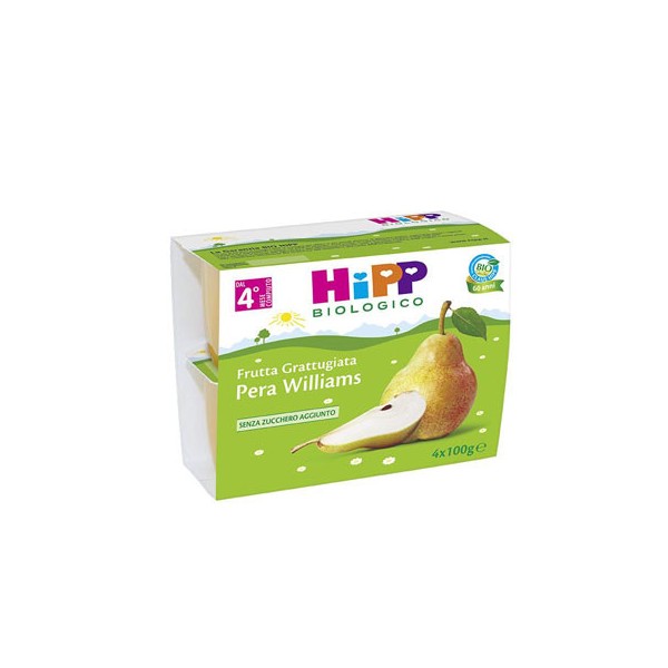 HIPP BIO FRU GRAT PERA 4X100G