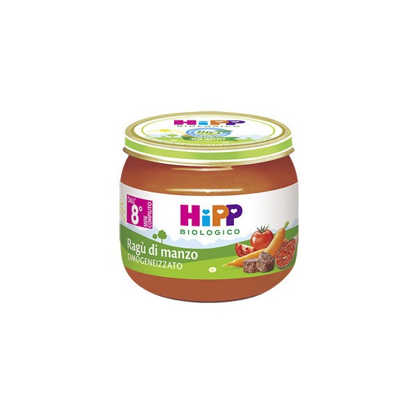 HIPP SUGHETTO BIO RAGU' DI MANZO 2X80
