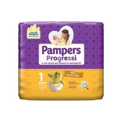 PAMPERS PROGRESSI NEWBORN 28 PEZZI