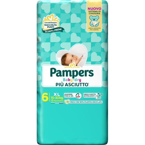 PAMPERS BABYDRY DOWNCOUNT XL13 PZ