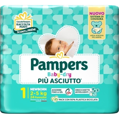 PAMPERS BABYDRY NEWBORN 24 PZ