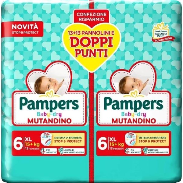 PAMPERS BD MUT XL DUO 26PZ