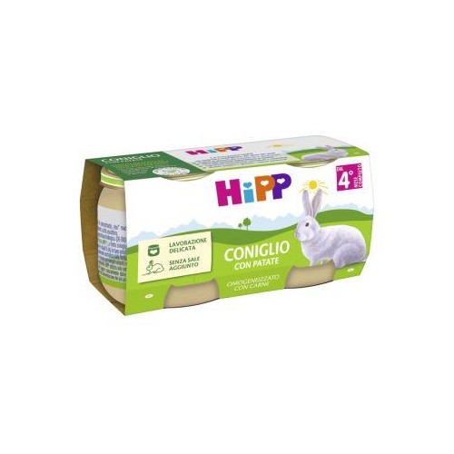 HIPP OMOG CONIGLIO VERD 2X80G
