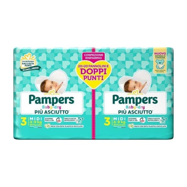 PAMPERS BD DUO DOWNCOUNT M 40P