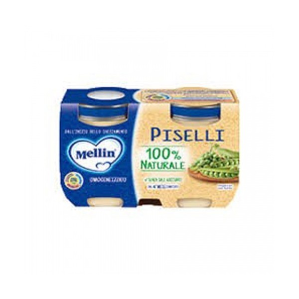 MELLIN OMOGENEIZZATO PISELLI 2 X 125 G