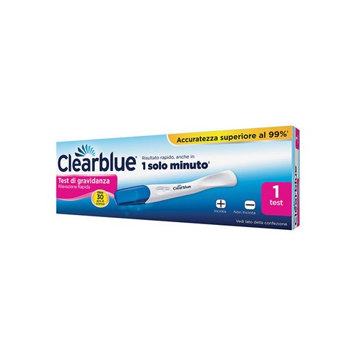 CLEARBLUE TEST DI GRAVIDANZA A RIVELAZIONE RAPIDA 1 MINUTO 1 STICK