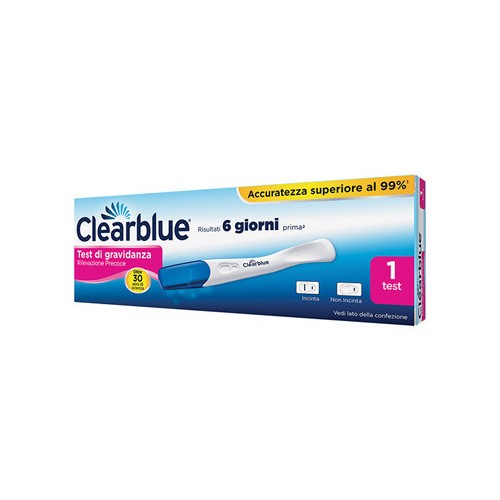 CLEARBLUE TEST GRAVIDANZA EARLY RIVELAZIONE PRECOCE 1 TEST
