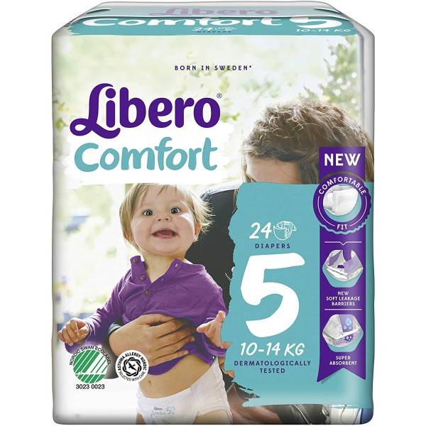 LIBERO COMFORT 5 BAMBINI 10-14 KG 24  PANNOLINI