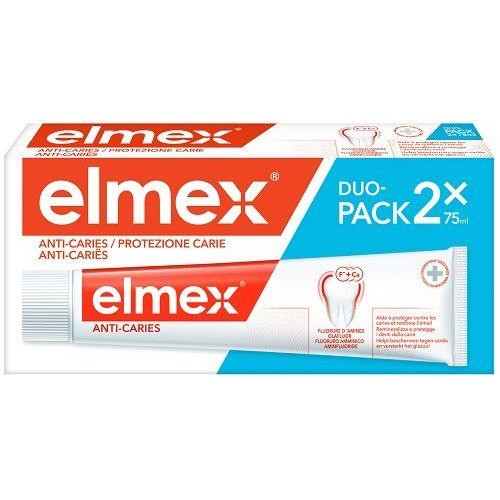 ELMEX DENT ROSSO CARIE BITUBO 2X75ML FLASH 6,99