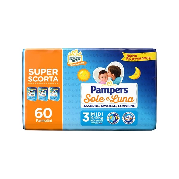 PAMPERS SL TRIO MI 60PZ