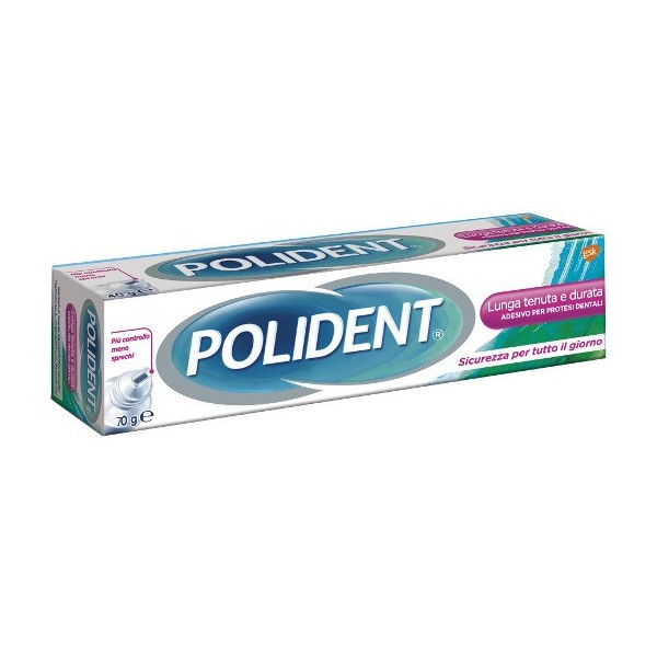 POLIDENT ADESIVO PER DENTIERE LUNGA TENUTA 70 G