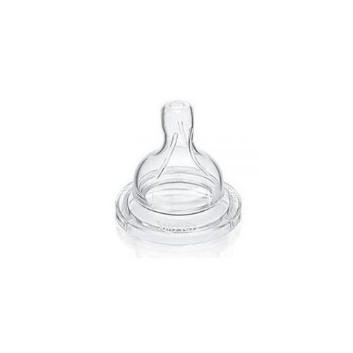 CHICCO TETTARELLA PERFECT 5 4M IN SILICONE 3 FORI 2 PEZZI