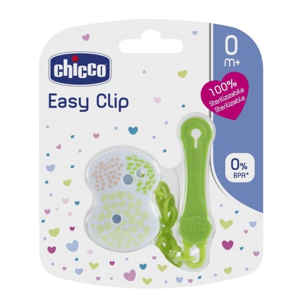 CHICCO CLIP CON CATENELLA COLORI MISTI
