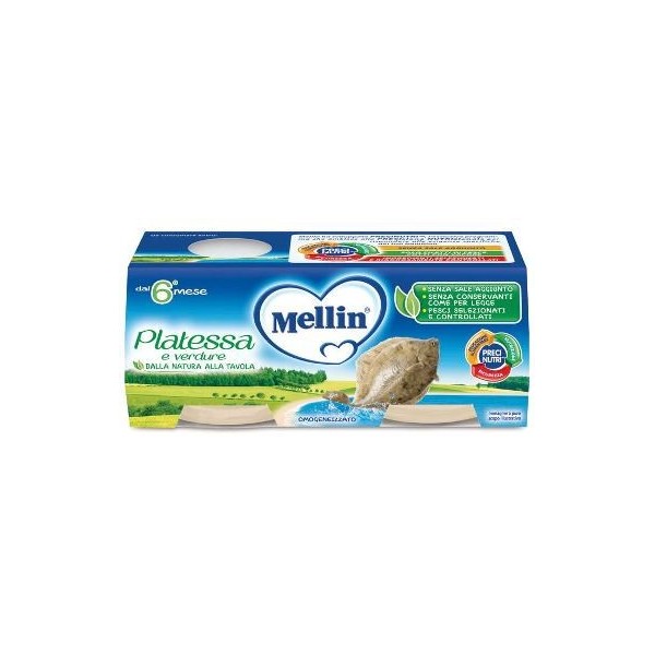 MELLIN OMOG PLATESSA 2X80G