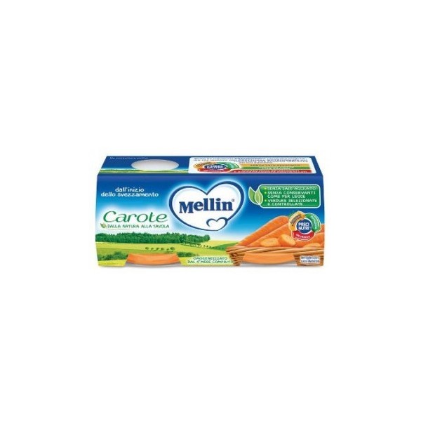 MELLIN OMOG CAROTE 2X80G