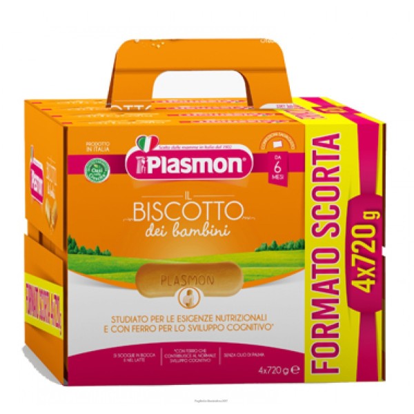 PLASMON BISCOTTO FORMATO 4 X 720 GR