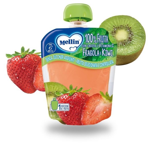 MELLIN 100% FRAGOLA KIWI 90 G