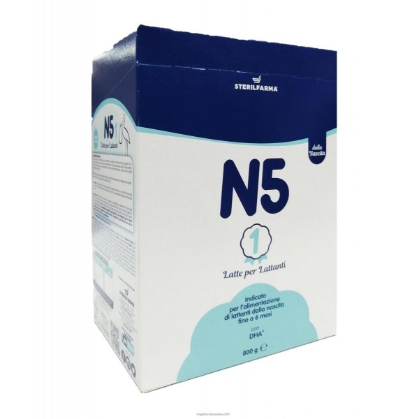 N5 1 LATTE PER LATTANTI IN POLVERE 0-6 MESI 800 G