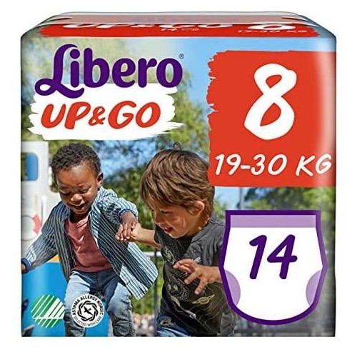 LIBERO UP&GO PANNOLINI 8 19-30 14 PEZZI