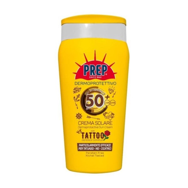 PREP CREMA PROTETTIVA SOLARE TATTOO SPF50+200 ML