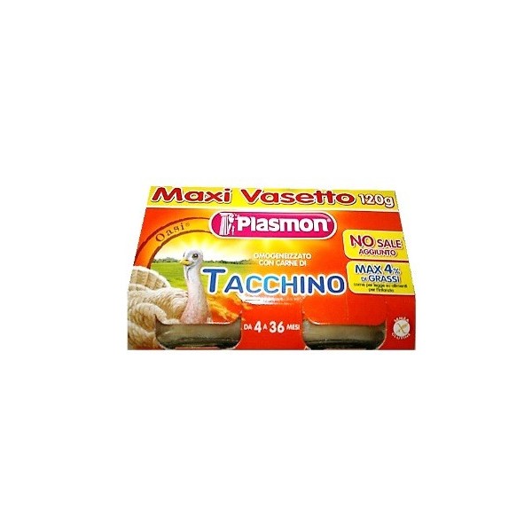 PLASMON OMOG TACCHINO 120GX2PZ