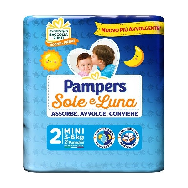 PAMPERS SOLE E LUNA MINI 21 PZ