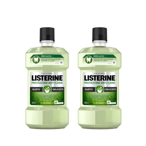LISTERINE PROTEZIONE ANTICARIE COLLUTORIO DELICATO 2X500 ML