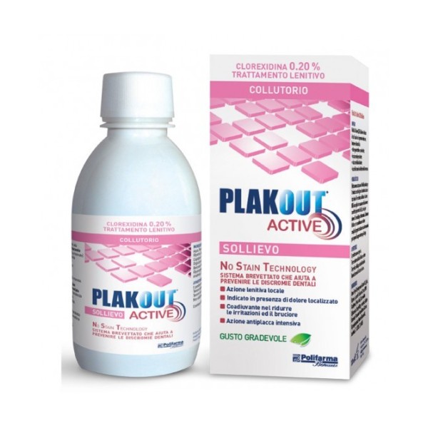PLAKOUT ACTIVE SOLLIEVO COLLUTORIO 200 ML